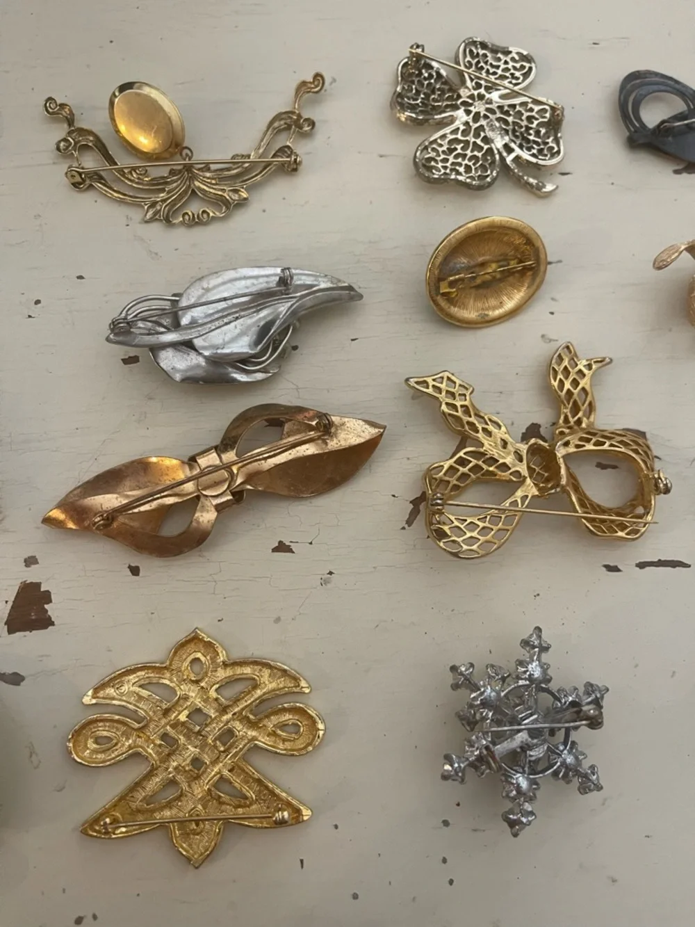 Vintage brooches HAVE WEAR AND TEAR (pls note overall value over 400$) - Picture 10 of 16
